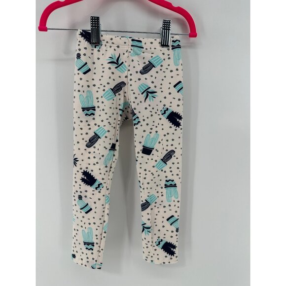 Dotdotsmile Girls Dress and Leggings Size 2T 2pc Set Blue Cactus Print NWT - Picture 4 of 6